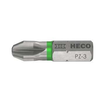 Heco - Drivbits - Pozidrive 3 - 25mm (Blisterförpackning 2 st)