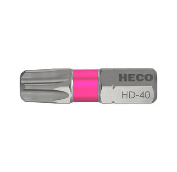 Heco - Drivbits - Torx 40 - 25 mm (Blisterförpackning 2 st)