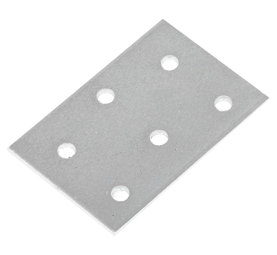 Kopplingsplatta - 40x60x2mm - Galvaniserad