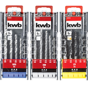 Kwb - Powerbox-uppsättning - Trä, sten, metall (3 uppsättningar)