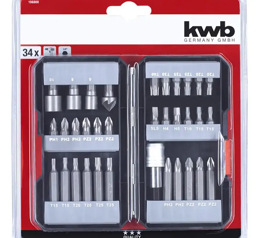 Kwb - S-BOX - Bitbox - Impact (34 stycken)