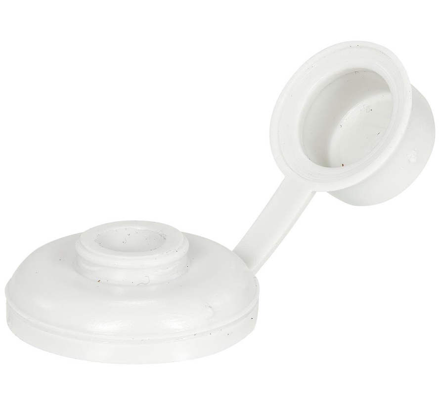 Skruvlock i trä - TBV - DIN571 - 7MM - Grå - Plast (100 st)