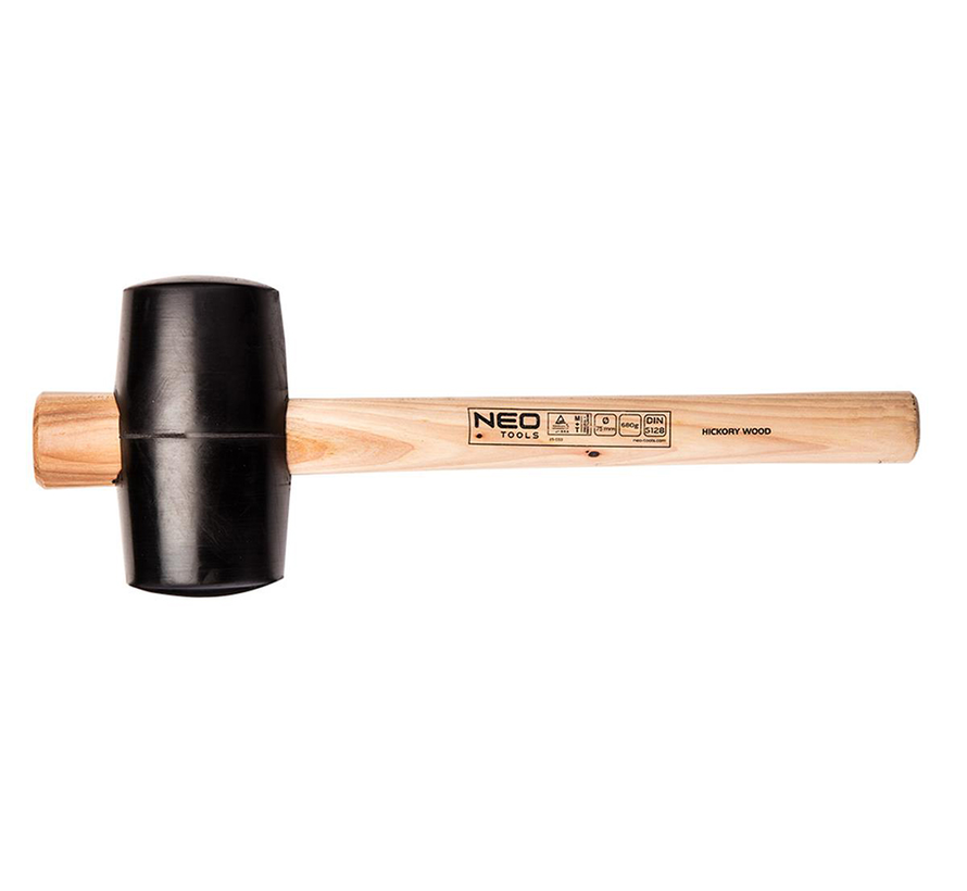 Neo - Gummihammare - USA Hickory - 680gr