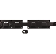 Spärr - För trädgårdsstaket - 430 mm - Svart (1 st)