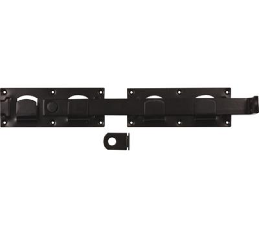 Spärr - För trädgårdsstaket - 430 mm - Svart (1 st)