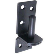 Platt tumme - 16mm - Svart