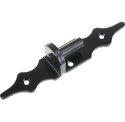 Platt tumme - Rustica - 16mm - Svart