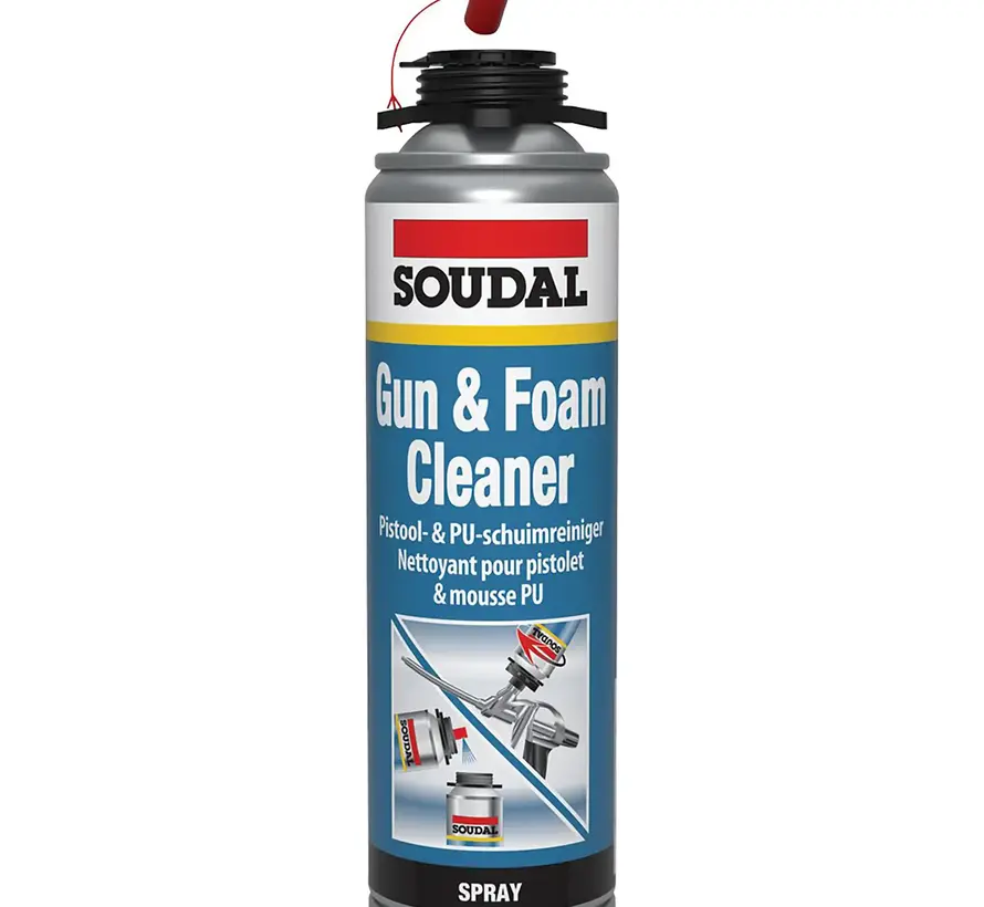 Soudal - Rengöringsmedel för pistol/kur - Kanister - 500ml
