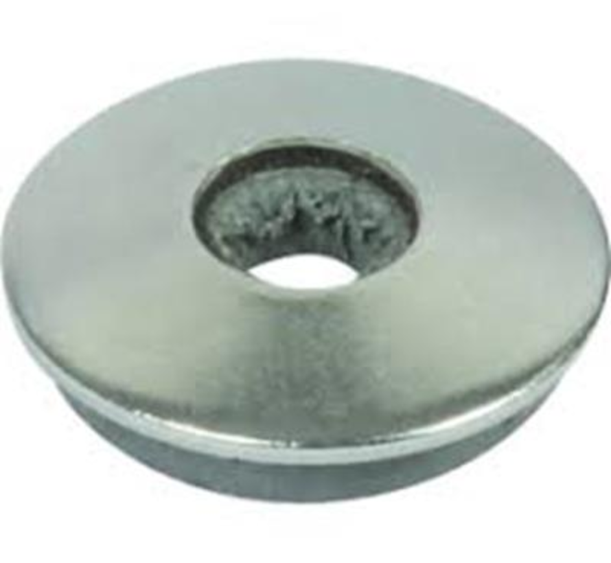 Brickor i rostfritt stål + EPDM-brickor - 8,4 x 16 mm - RVS (500 st)