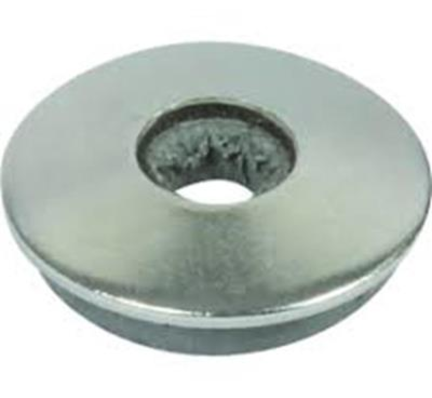 Brickor i rostfritt stål + EPDM-brickor - 8,4 x 22 mm - rostfritt stål (500 st)
