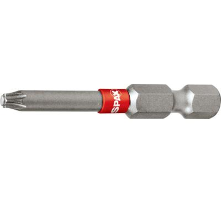 Spax - T-Star skruvbits - Lång 50mm - T15 - rostfritt stål (5 st)