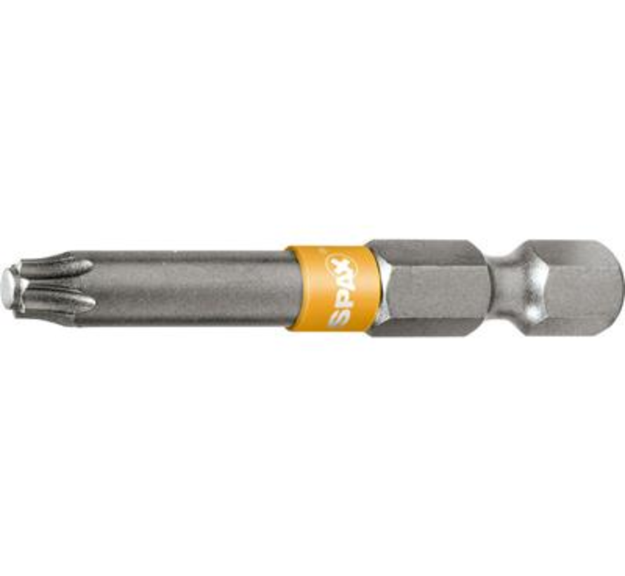 Spax - T-Star skruvbits - Lång 50mm - T25 - rostfritt stål (5 st)