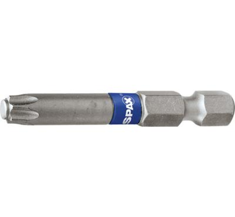 Spax - T-Star skruvbits - Lång 50mm - T30 - rostfritt stål (5 st)