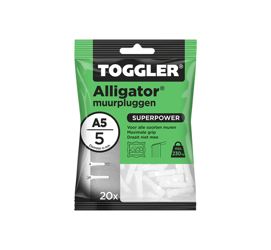 Toggler - A - Krokodilkontakter - 5mm (20 st)