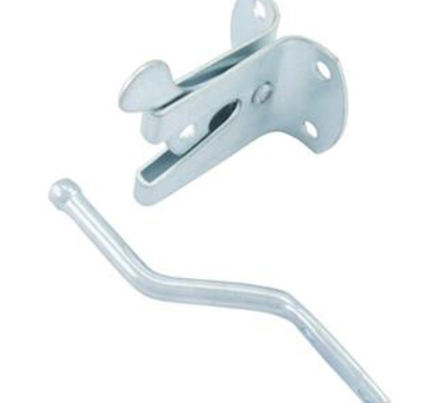 Waelbers - Automatiskt staketlås - med stift - galvaniserat (1 st)