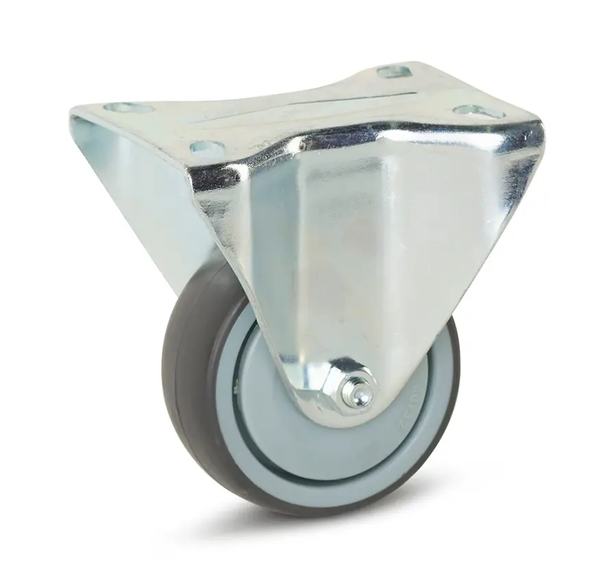 Utrustning fast länkhjul - 80mm - 80kg