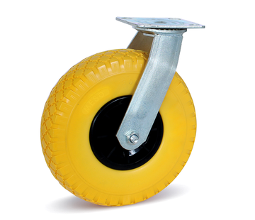 MESO Länkhjul Läckagesäkert däck - Plastfälg - 260 mm - 75 kg