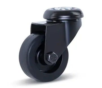 MESO Möbelhjul svart med centralhål - 50 mm - 40 kg