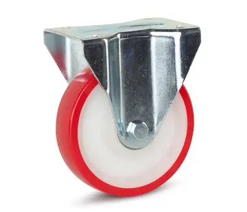 MESO Fast länkhjul i PU - 160 mm - 330 kg