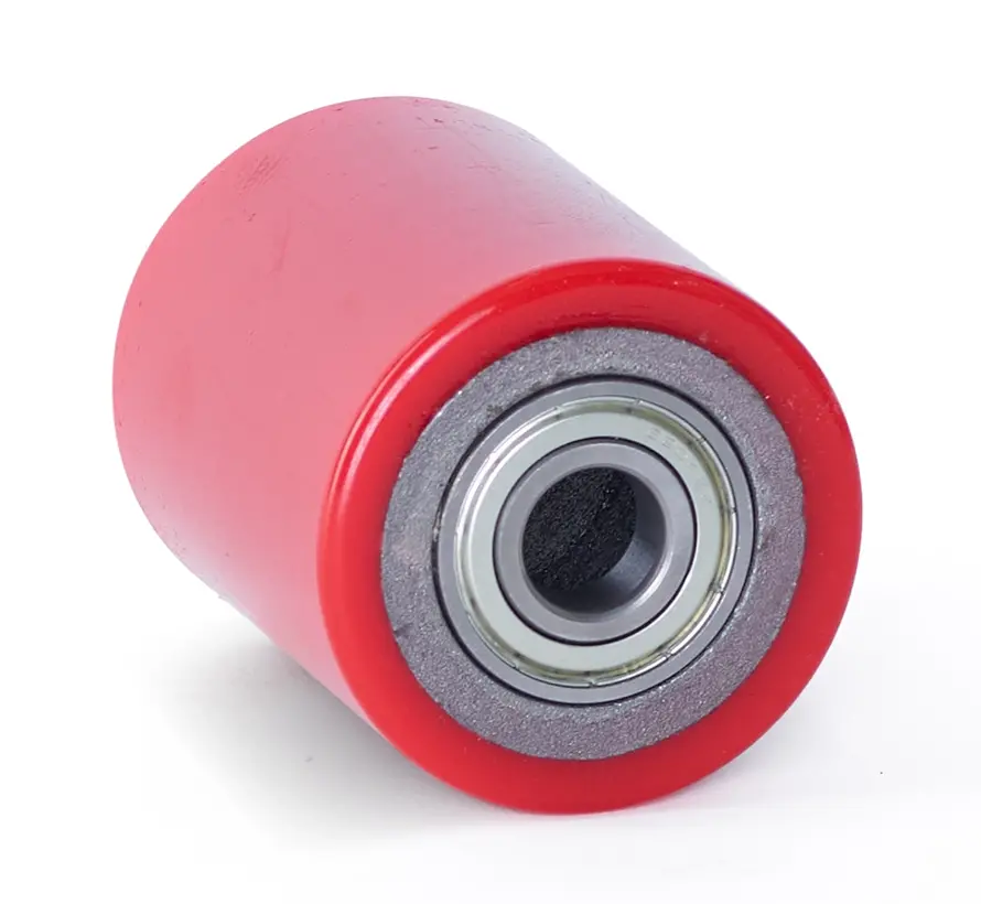 PU-pallrulle 80x100 - Håldiameter 20mm - Lastkapacitet 700kg