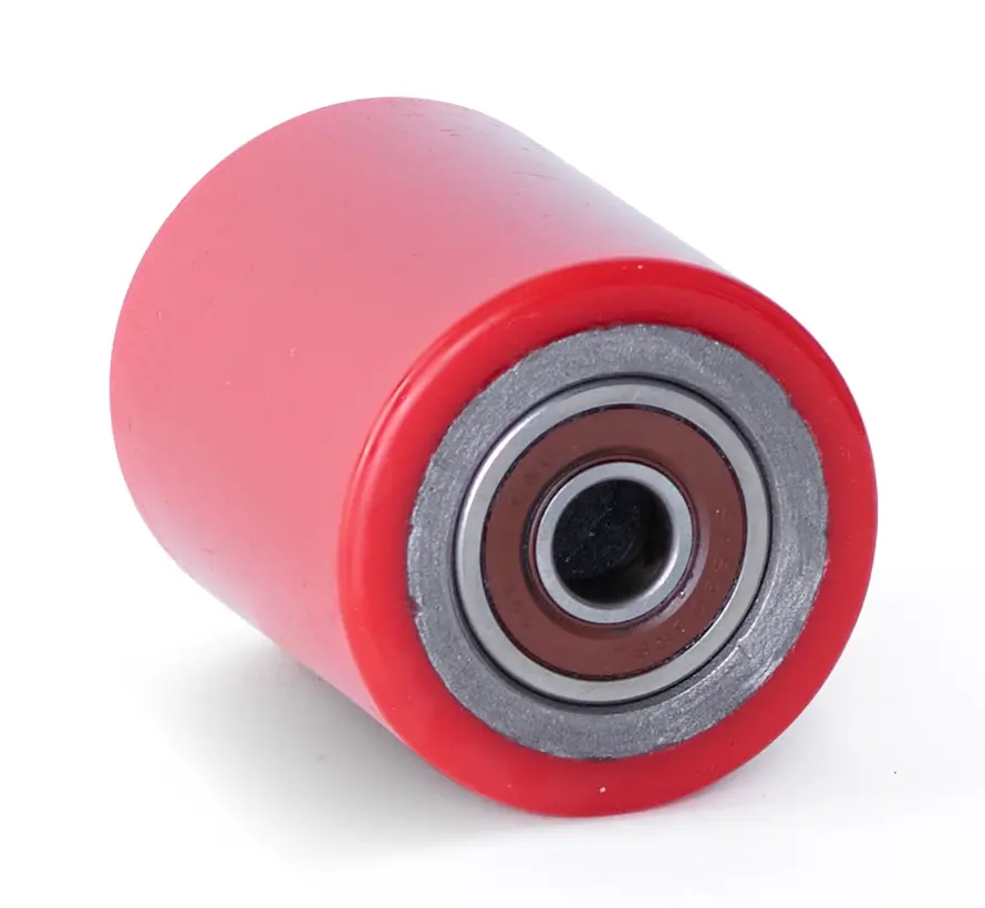 PU-pallrulle 80x100 - Axeldiameter 17mm - Lastkapacitet 700kg