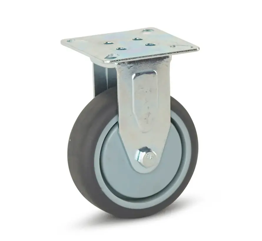 Vagnens fasta länkhjul - 75mm - 70kg