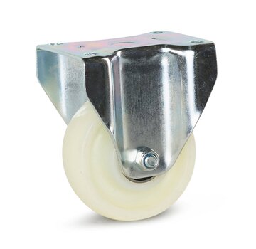 MESO Fast länkhjul i nylon för tunga fordon - 125 mm - 550 kg