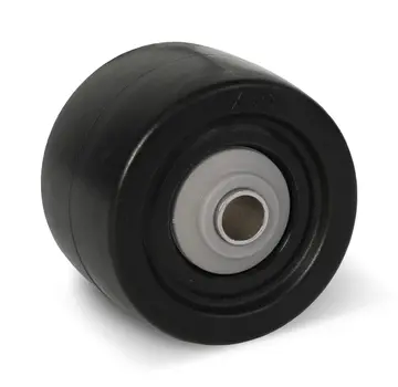 MESO Tungt hjul i svart nylon - 75 mm - 600 kg