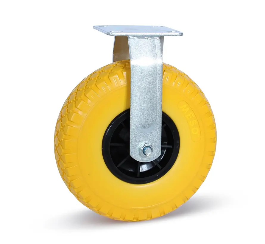 Fast länkhjul Läckagesäkert däck - Plastfälg - 260 mm - 75 kg