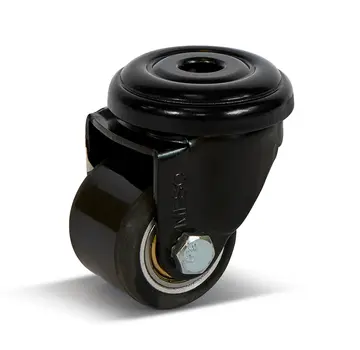 MESO PU länkhjul med mitthål - 35 mm - 100 kg