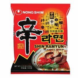 Nongshim Shin Ramyun Hot&spicy Noodle 120gr