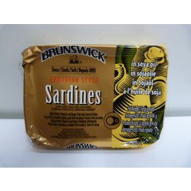 Brunswick sardine in soya oil 106gr