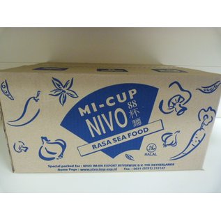 Nivo cup noodle seafood 24x65gr