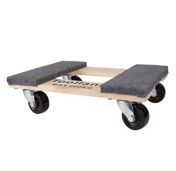 Toolland Platforma do transportu mebli - prostokątna - 460 x 320 mm - maks. obciążenie 400 kg