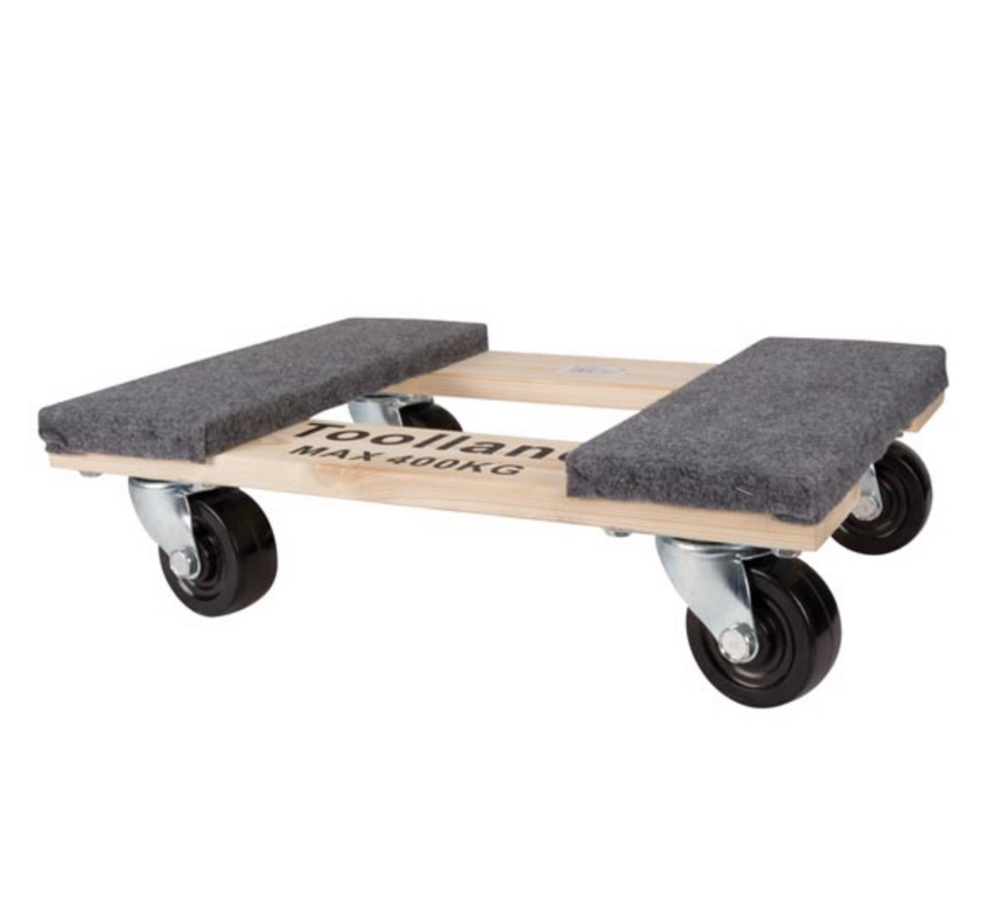 Platforma do transportu mebli - prostokątna - 460 x 320 mm - maks. obciążenie 400 kg