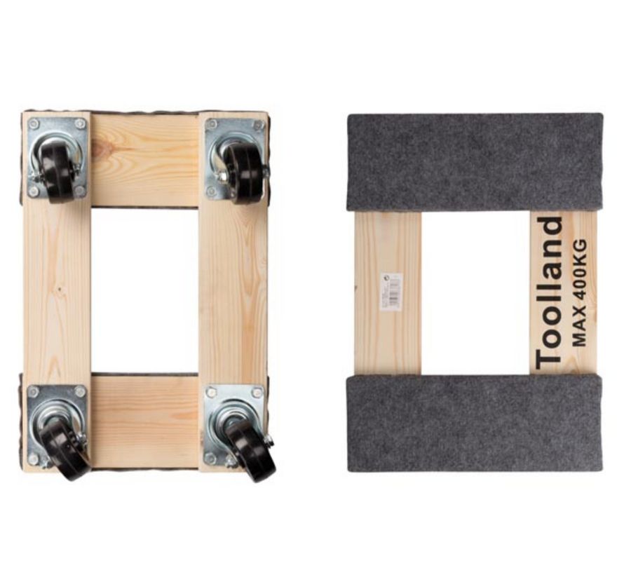 Platforma do transportu mebli - prostokątna - 460 x 320 mm - maks. obciążenie 400 kg