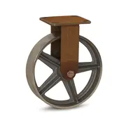 MESO Zestaw kołowy stały w stylu vintage - retro 200 mm -500 kg