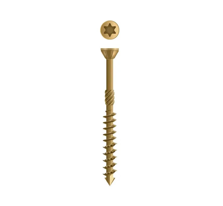 Dynaplus - Śruby do listew przyszybowych - Torx - 3,5 x 30 mm - powlekane AR (200 sztuk)
