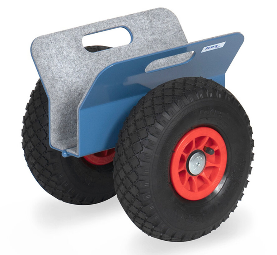 Rolka do płyt Fetra 300 mm - gumowe opony - gumowe płyty mocujące - 250 kg