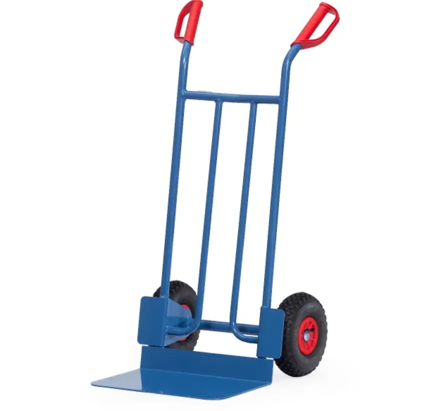 Wózek ręczny Fetra z oponami pneumatycznymi 260 x 85 mm – 250 kg – szeroka łopata