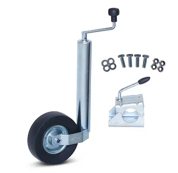 MESO Kompletny zestaw koła nosowego - Metalowy korpus koła - 60 mm - Koło nosowe - Zacisk - Elementy mocujące