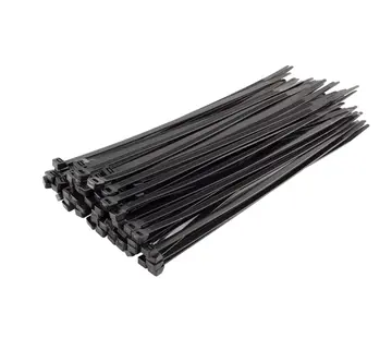 Opaski zaciskowe 7.8x450mm czarne - 50szt