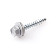Dak & Gevel Dach i fasada - Wkręty do płyt profilowanych - 4,9 x 35 mm - Ocynkowane - Złoty gwint - Alu (50 szt.)