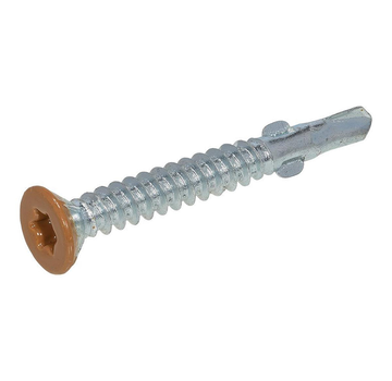 Proftec Proftec - Śruby Wingtooth/Poortframe - Torx 20 - 4.2x32mm - Ocynkowane - Łeb płaski (100 sztuk)