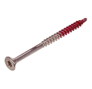 Rotadrill Rotadrill - Wkręty do twardego drewna - Torx 25 z łbem płaskim - 5 x 80 mm - Gwint częściowy - SS-410 (100 sztuk)