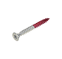 Rotadrill - Śruby Uni - Torx 20 z łbem płaskim - 5 x 60 mm - Gwint pełny - Ocynkowane (200 sztuk)