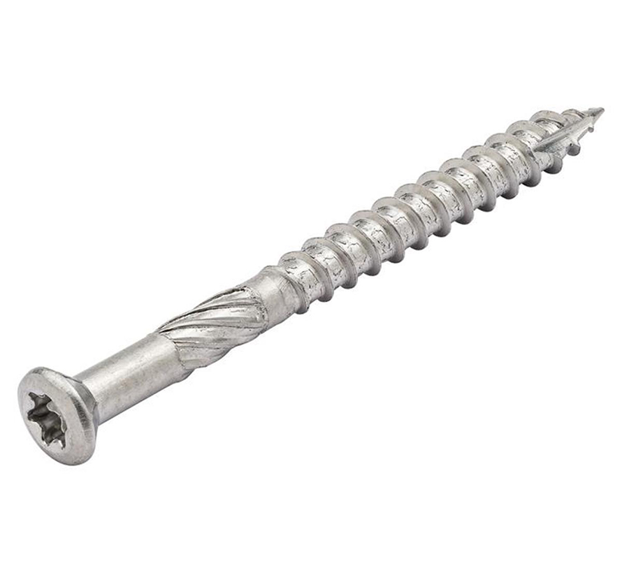 Wkręty do pokrywek doniczek / drewna ogrodowego - Torx 20 - 4x30mm - RVS-410 - Gwint częściowy (200 sztuk)