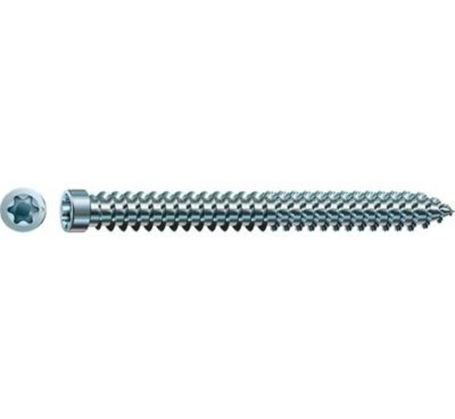 Spax - Śruby do ramy - Torx 30 Łeb cylindryczny - 7,5 x 120 mm - Pełny gwint - WIROX (100 sztuk)