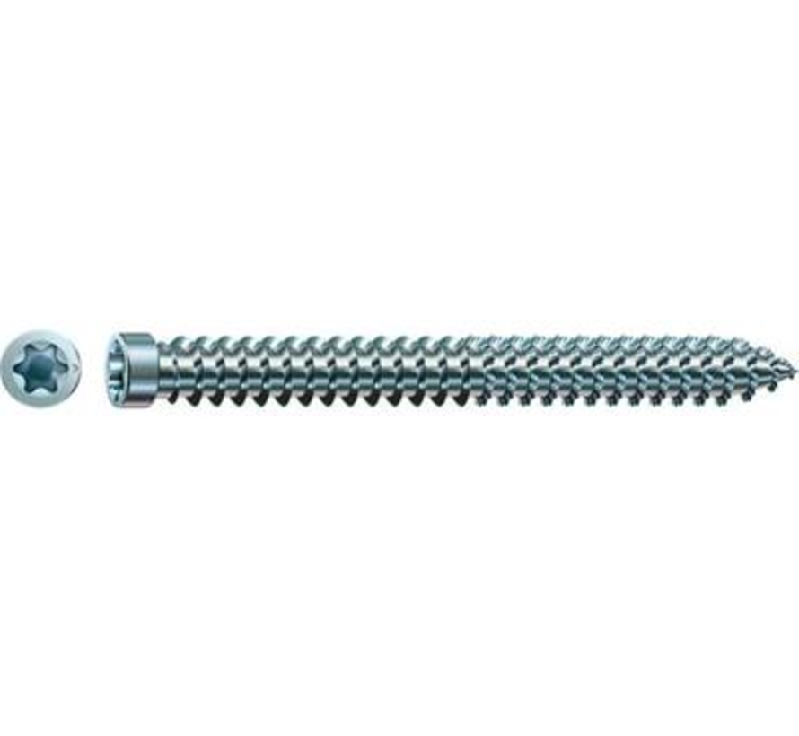 Spax - Śruby do ramy - Torx 30 Łeb cylindryczny - 7,5 x 130 mm - Pełny gwint - WIROX (100 sztuk)