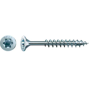 Spax - Wkręty do płyt wiórowych - Torx 30 z łbem płaskim - 6 x 110 mm - Gwint częściowy - WIROX (100 szt.)